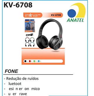 Fone de ouvido Bluetooth