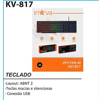 Teclado ⌨️Com fio com luminária LED