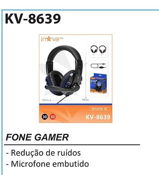 Fone de ouvido para gamer p2/
