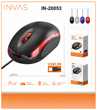 Mouse com fio