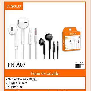 Fone de ouvido com fio com microfone Agold