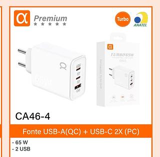 Fonte de USB TC TC 65w Agold