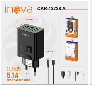 Kit carregador de5.1A/ios INOVA