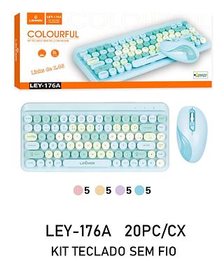 Kit teclado sem fio com mouse Lehmox
