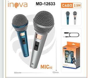 Microfone com fio Inova