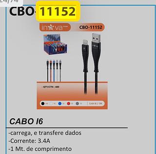Cabo de USB iOS 1M TURBO INOVA