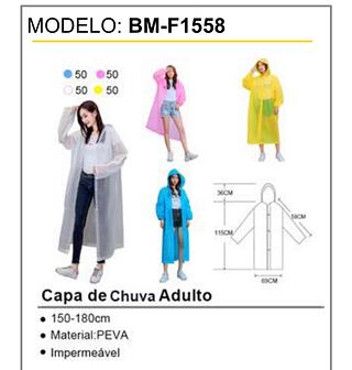 Capa de chuva Adulto