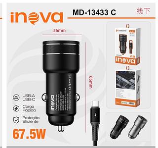 Kit carregador veicular para TC 67.5W