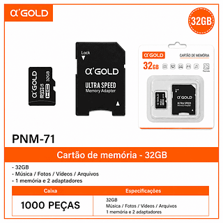 Cartão de memória 32gb