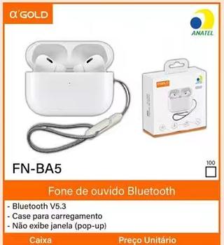 Fone de ouvido sem fio Bluetooth