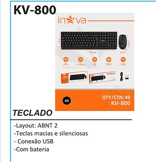 Teclado ⌨️ Kit sem fio