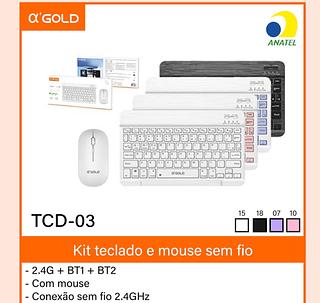Kit Teclado ⌨️sem fio com mouse