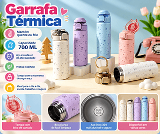 Garrafa de térmica 700ml