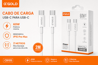 Cabo tcatc 2m 60w agold