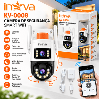 Câmera de segurança Smart Wi-Fi