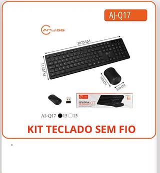 Kit Teclado sem fio com mouse