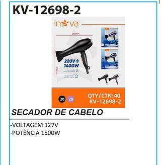Secador de cabelo 220v 1400w
