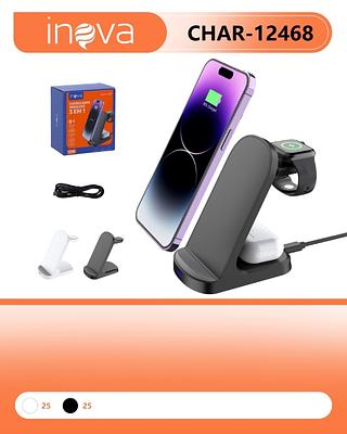 Carregador para iPhone fone relógio celular