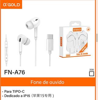 Fone de ouvido para TC