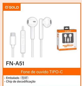 FONE DE OUVIDO TIPO-C