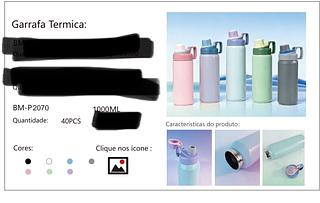 Copo térmica 1000ml