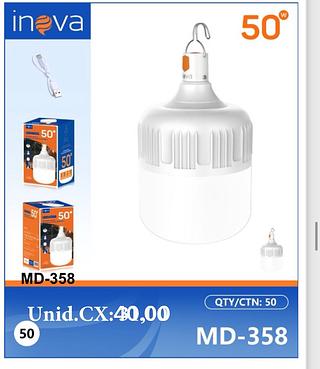 Lanterna recarregável 50W