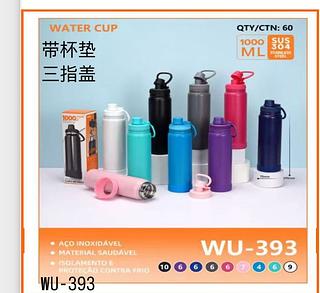 Copo 1000ML Porta-copos de silicone