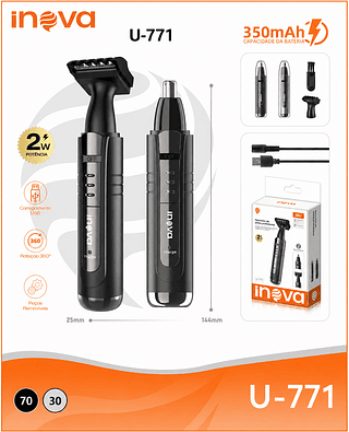 aparador de pelos profissional 3in1