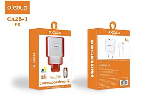 Carregador de celular 4.1a v8- Agold