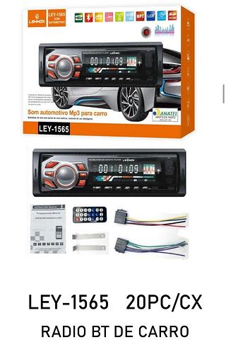 Rádio Bluetooth carro lehmox