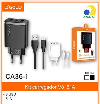 KIT CARREGADOR 5,1 V8 AGOLD