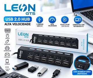 USB 2.0 HUB 7usb