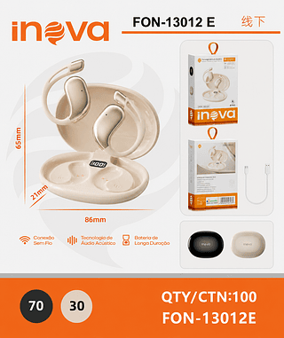 Fone de ouvido Bluetooth