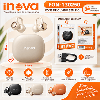 Fone de ouvido Bluetooth