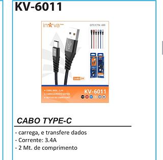 Cabo USB tc /2M inova