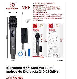 Microfone sem fio kapbom