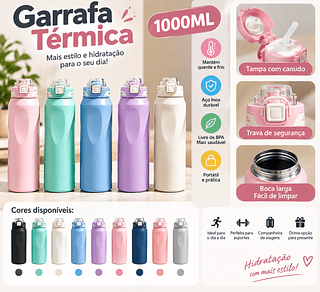 Garrafa de térmica 1000ml