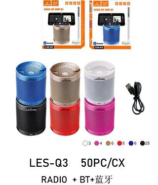 Rádio de som Bluetooth lehmox