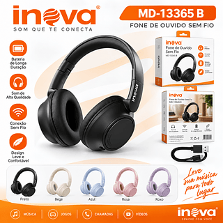 Fone de ouvido Bluetooth