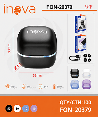 Fone de vidro Bluetooth