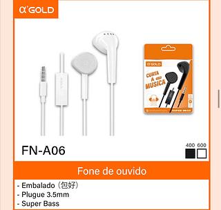 Fone de ouvido p2/ com fio