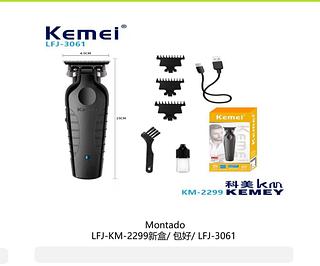 Maquininha de cabelo kemei